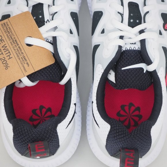 Nike Air Max Genome Se1 GS Boys Shoes Running White Black - Picture 5 of 11